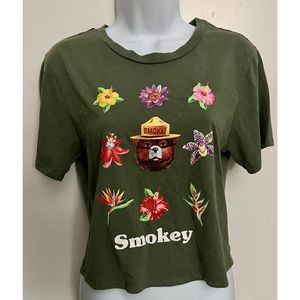 Smokey the bear crop top
